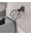 Fermaluce Metal 90°, the adjustable metal wall flush light with Diamond lampshade