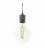Pendant lamp with textile cable and milled aluminium lamp holder - Made in Italy - Bulb included