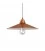 Pendant lamp with textile cable, Swing lampshade and metal details - Made in Italy - Bulb included