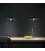 Pendant lamp with textile cable, Swing lampshade and metal details - Made in Italy - Bulb included