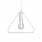 Pendant lamp with textile cable, Duedì Apex lampshade and metal details - Made in Italy - Bulb included
