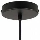 Pendant lamp with textile cable, Duedì Apex lampshade and metal details - Made in Italy - Bulb included