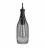 Pendant lamp with textile cable, Magnum bottle lampshade and metal details - Made in Italy - Bulb included