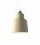 Pendant lamp with textile cable, Vase ceramic lampshade and metal details - Made in Italy - Bulb included
