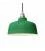 Pendant lamp with textile cable, Cup ceramic lampshade and metal details - Made in Italy - Bulb included