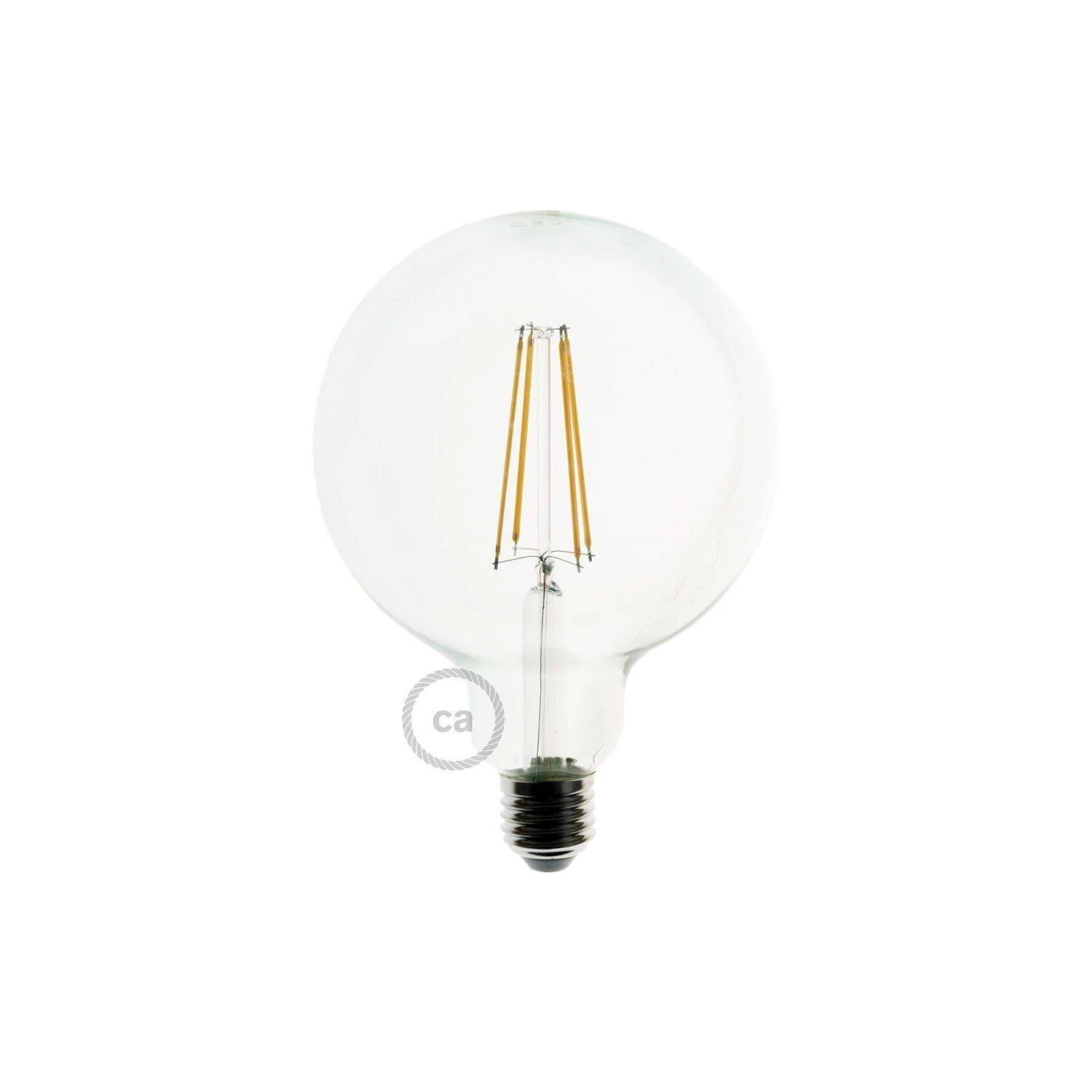 Pendant lamp with textile cable, Ellepi oversized lampshade and knurled lamp holder - Made in Italy - Bulb included