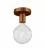 Fermaluce Metal,wall or ceiling flush light