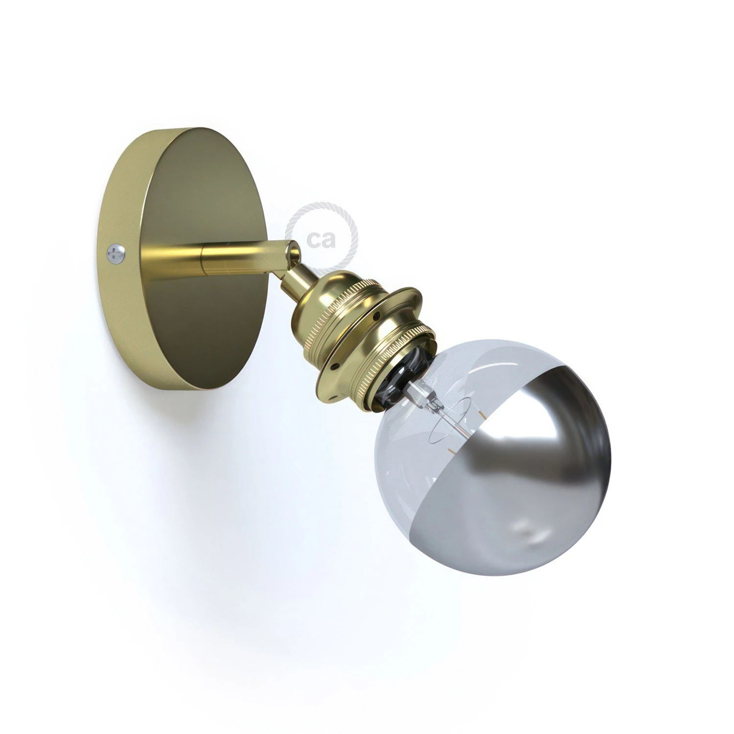 Fermaluce Metal 90°, the adjustable wall or ceiling light source E27 threaded lamp holder