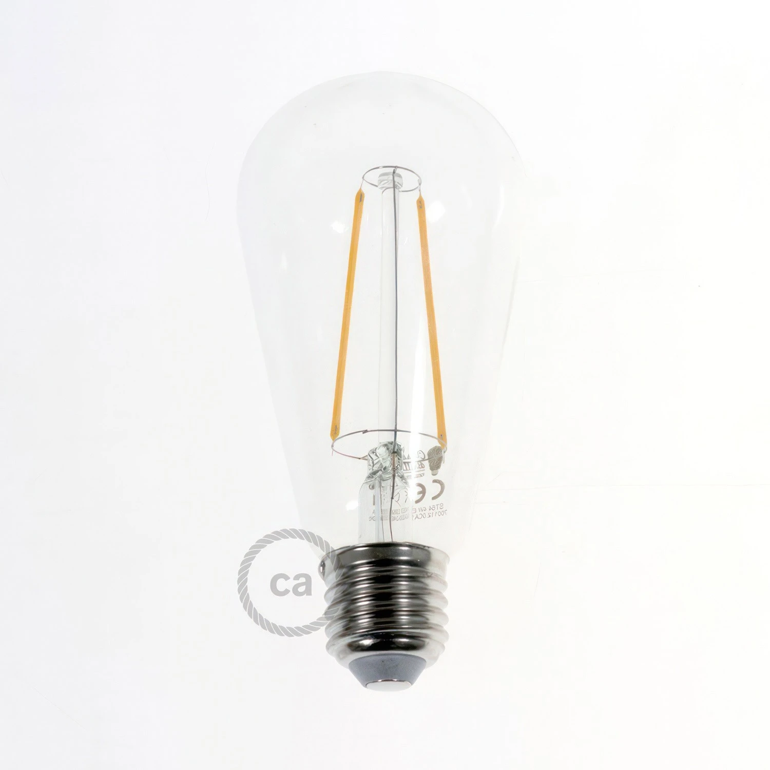 Flex 60 wall or ceiling lamp flexible provides diffused light with LED ST64 light bulb