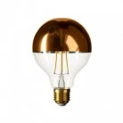 Fermaluce metal Lamp with Globe lightbulb