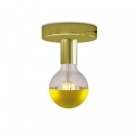Fermaluce metal Lamp with Globe lightbulb