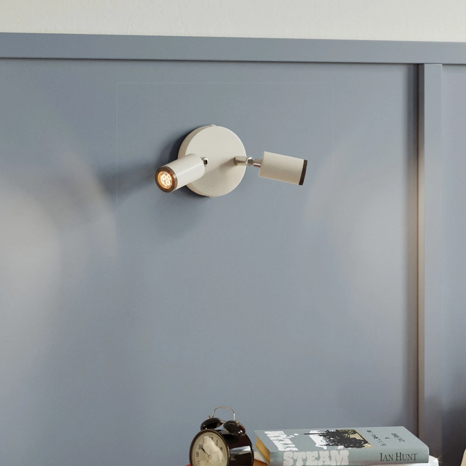 Fermaluce with 2 adjustable Mini Spotlight GU1d0 spotlights