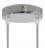 Cylindrical metal 2-hole ceiling rose kit