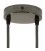 Cylindrical metal 2-hole ceiling rose kit
