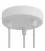 Cylindrical metal 3-hole ceiling rose kit