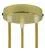 Cylindrical metal 3-hole ceiling rose kit