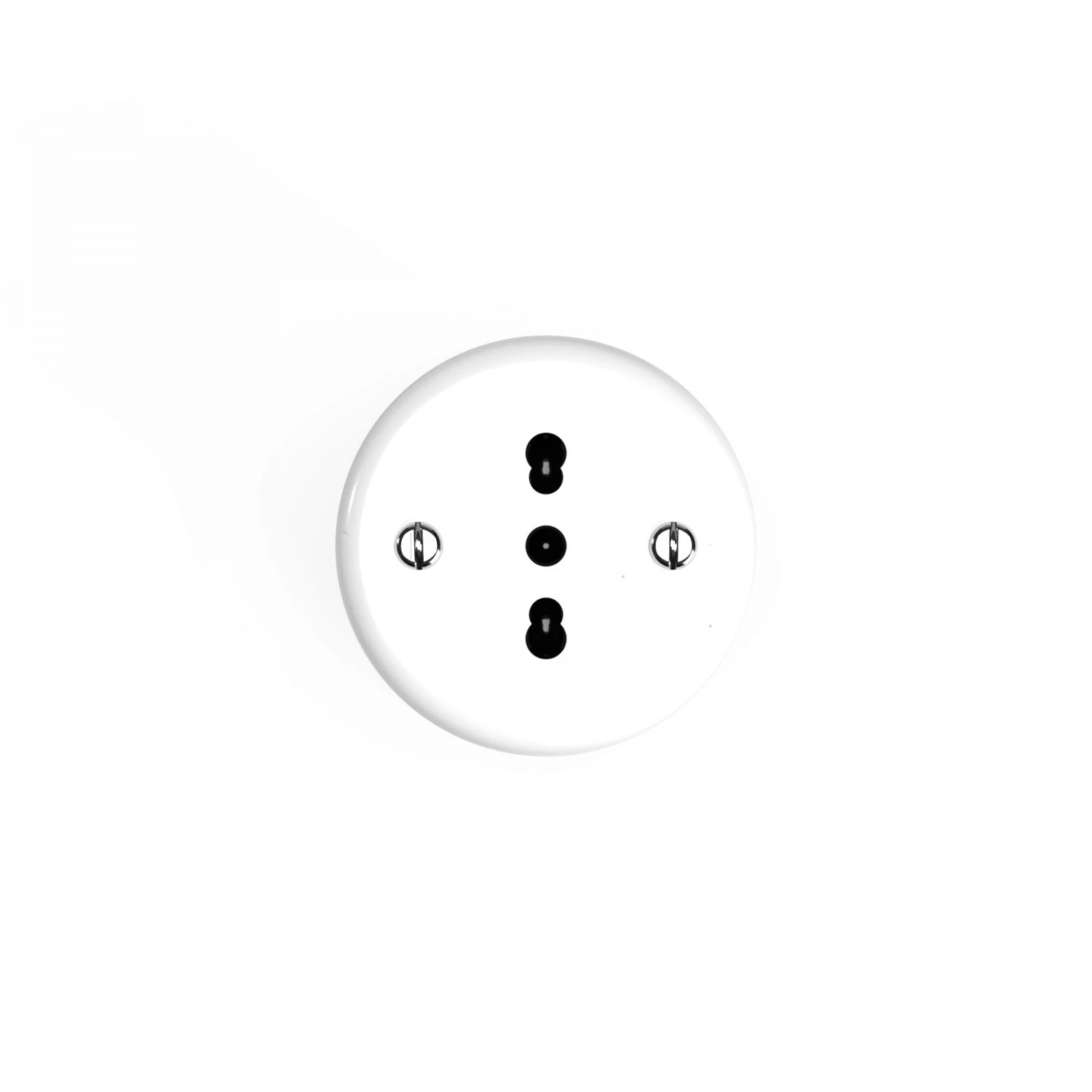 Porcelain Italian 10/16A wall socket