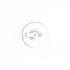 Switch/Diverter in white porcelain with butterfly nut
