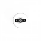 Switch/Diverter in white porcelain with butterfly nut