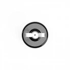 Switch/Diverter in black porcelain with butterfly nut