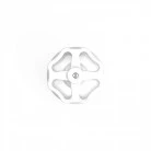 Switch/Diverter in white porcelain with knob