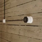 Switch/Diverter in white porcelain with knob