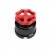 Switch/Diverter in black porcelain with knob