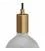 Cylindrical metal E27 lamp holder kit