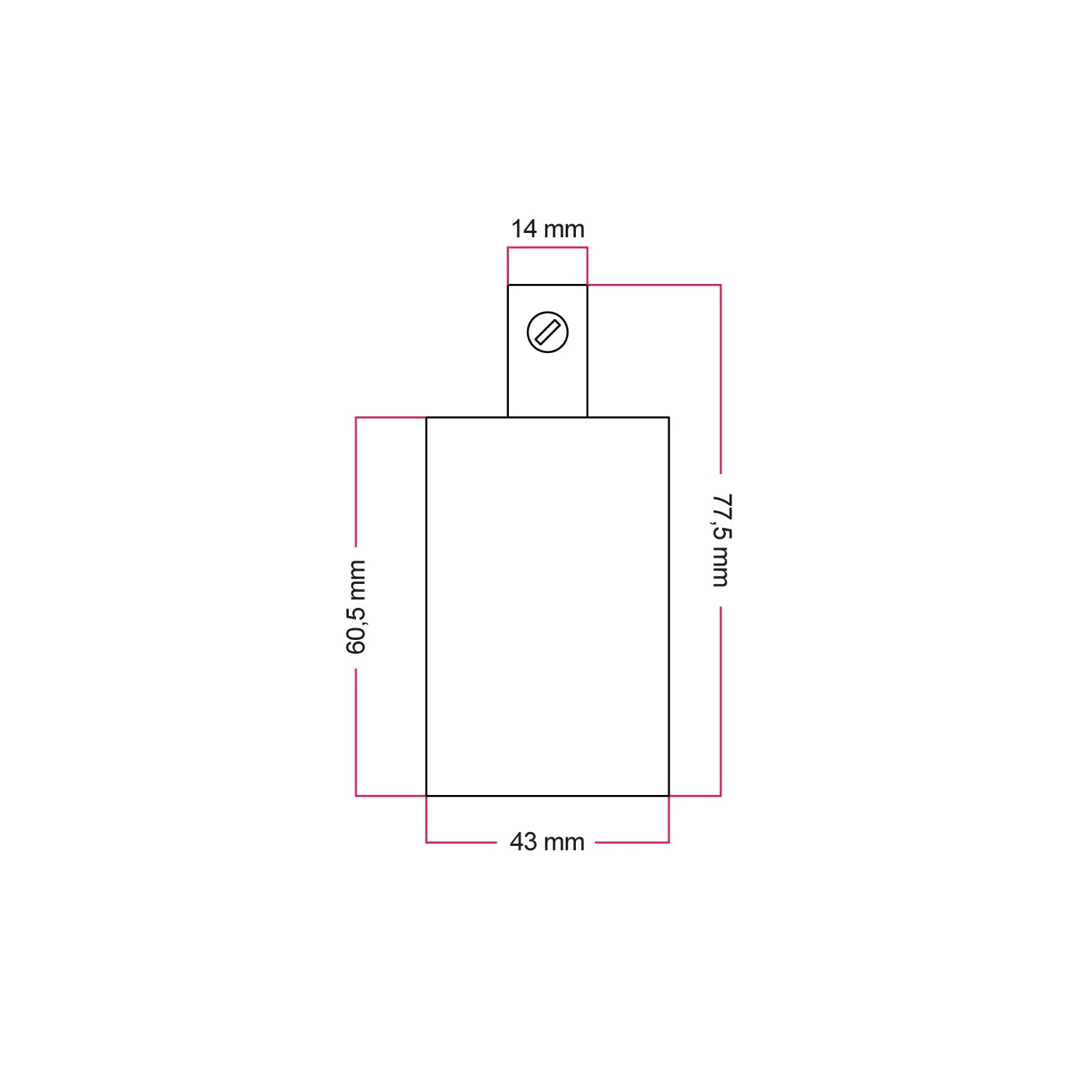 Cylindrical metal E27 lamp holder kit