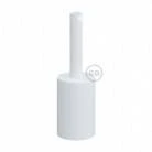 Cylindrical metal E27 lamp holder kit with 7 cm cable clamp