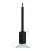 Cylindrical metal E27 lamp holder kit with 15 cm cable clamp