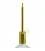Cylindrical metal E27 lamp holder kit with 15 cm cable clamp