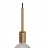 Cylindrical metal E27 lamp holder kit with 15 cm cable clamp