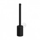 Cylindrical metal E27 lamp holder kit with 15 cm cable clamp