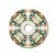 Mini Ellepì 'Maioliche' flat lampshade ideal for suspension and wall lamps or for string lights, 24 cm diameter - Made in Italy