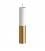 Pendant lamp complete with fabric cable and Tub-E14 double lampshade