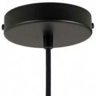 Pendant lamp complete with fabric cable and Tub-E14 double lampshade