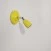 Fermaluce Color 90°, the adjustable porcelain flush light