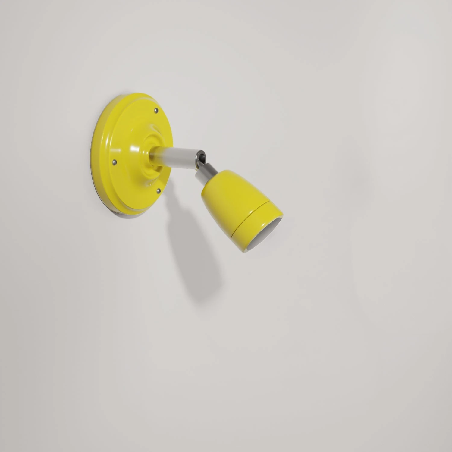 Fermaluce Color 90°, the adjustable porcelain flush light