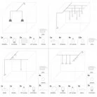Eiva-2, 2-way outdoor lamp holder E27 and IP65 rating