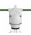 Eiva-2, 2-way outdoor lamp holder E27 and IP65 rating