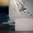 Trittico chandelier with two-tone cone lampshade - Made in Italy