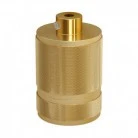 Double ferrule milled aluminium E27 lamp holder kit