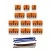 WAGO connector kit compatible with 2x cable for 14 hole ceiling rose