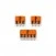 WAGO connector kit compatible with 3x cable for 2 hole ceiling rose
