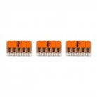 WAGO connector kit compatible with 3x cable for 3 hole ceiling rose