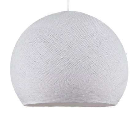 Dome Lampshade in fiber - 100% handmade - White Polyester