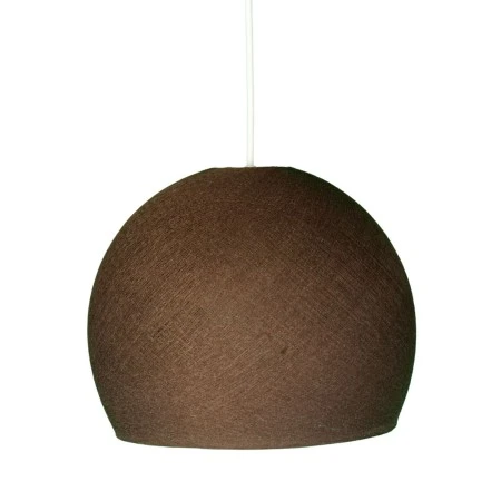 Dome Lampshade in fiber - 100% handmade - Chocolate Polyester