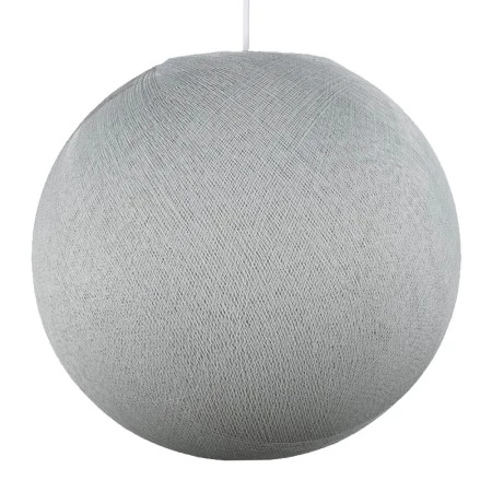 Sphere Lampshade in fiber - 100% handmade - Pearl Grey Polyester