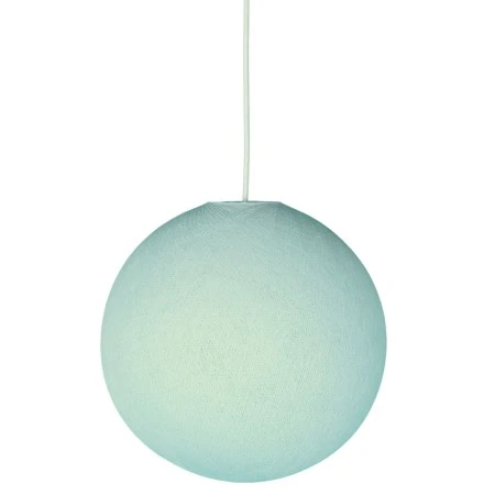 Sphere Lampshade in fiber - 100% handmade - Powder Blue Polyester